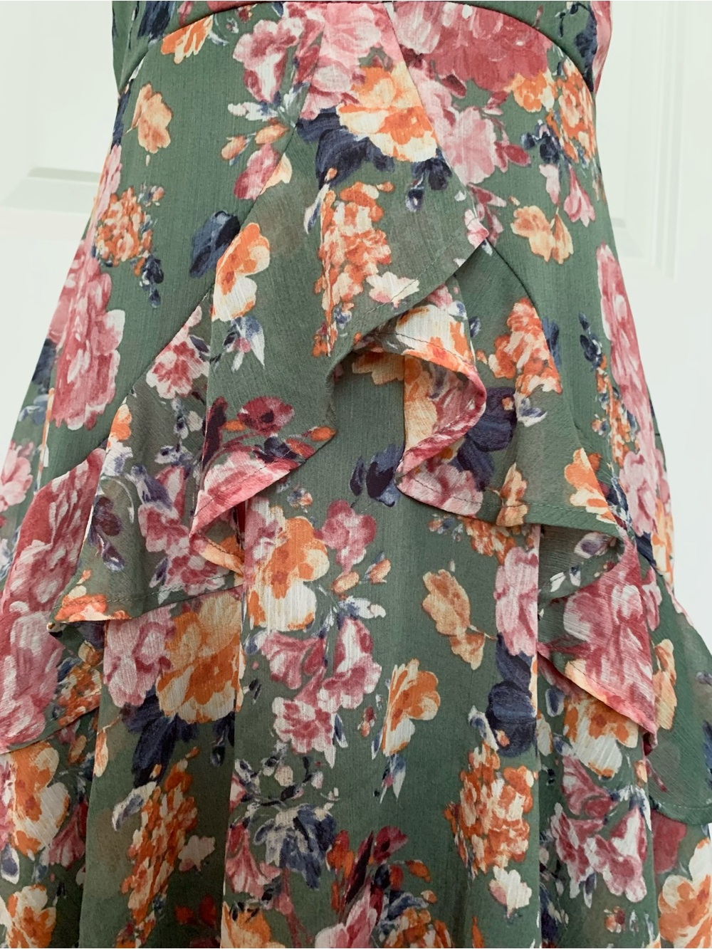 Trixxi Floral Ruffle Dress - Picture 3 of 5